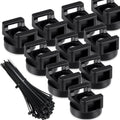 Magnetic Zip Tie Mount Cable Holder Pack - Strong Magnetic Cable