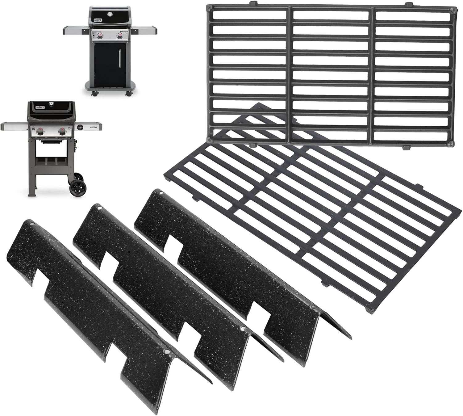 Grill Parts for Weber Spirit II Replacement GS4 Flavorizer Bars