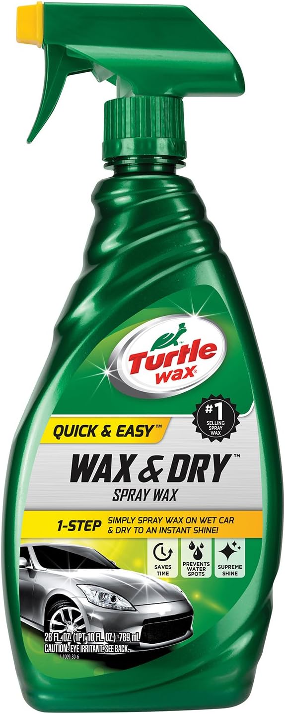 Turtle Wax T-9-6PK 1-Step Wax and Dry for High Shine Cars