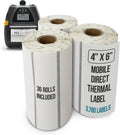 IncrediSeal Thermal Labels - Barcodes & Shipping - 3,780 Labels