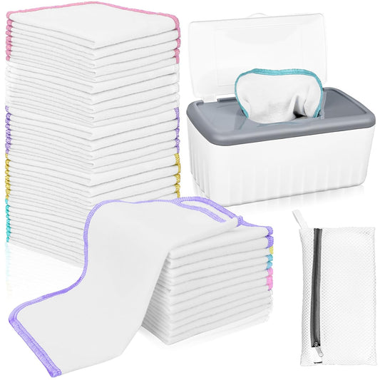 Soft Reusable Baby Wipes - 100 Pack by VAIPI