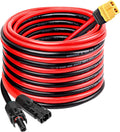 Solar to XT60 Extension Cable 10AWG 20FT - Reliable Solar Charge Line