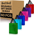 Nush Nush Set of 60 Reusable Gift Bags in Vibrant Colors