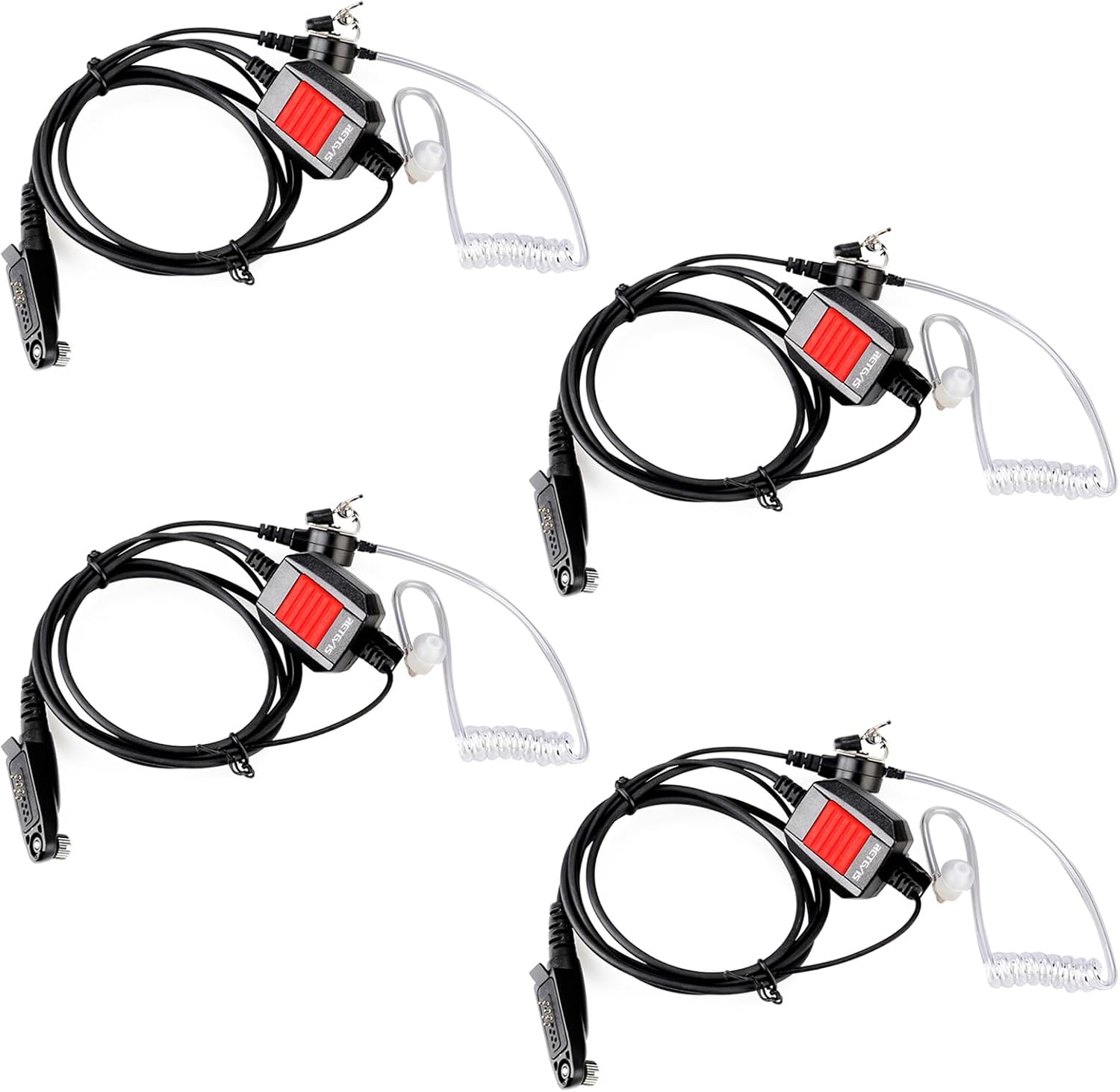 Retevis IP66 Waterproof Two Way Radio Earpiece for Walkie Talkies