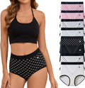 Womens High Waisted Cotton Underwear Multipack - Full Coverage Comfort