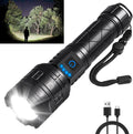Ultimate Rechargeable Tactical Flashlight, 990,000LM