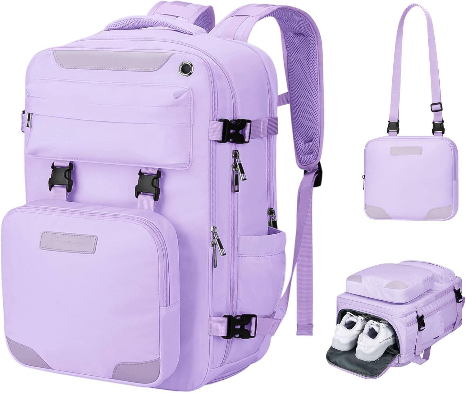 Maelstrom Travel Backpack for Women Men, Versatile 2 in 1 Design