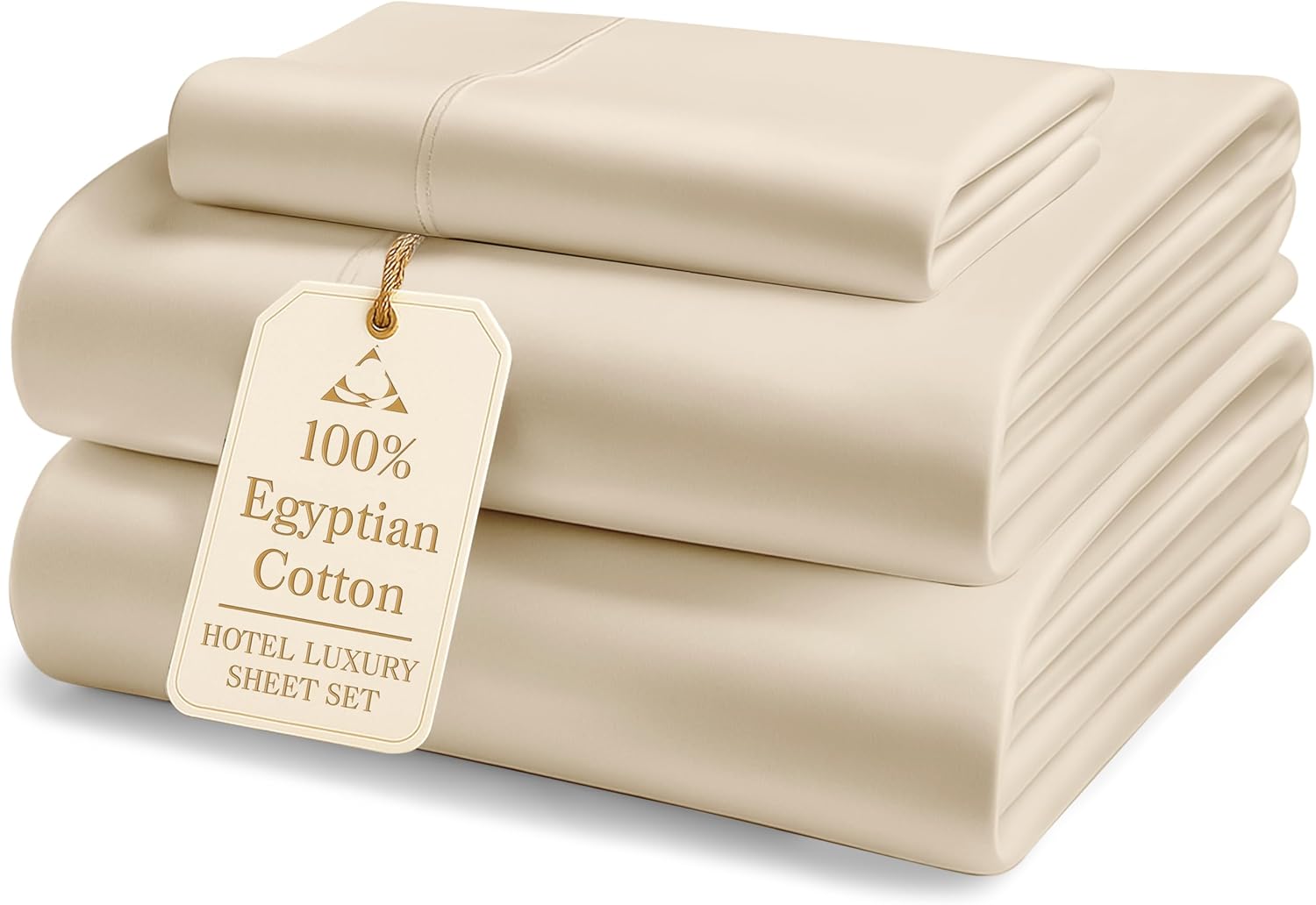 100% Egyptian Cotton Twin XL Bed Sheets for Ultimate Comfort