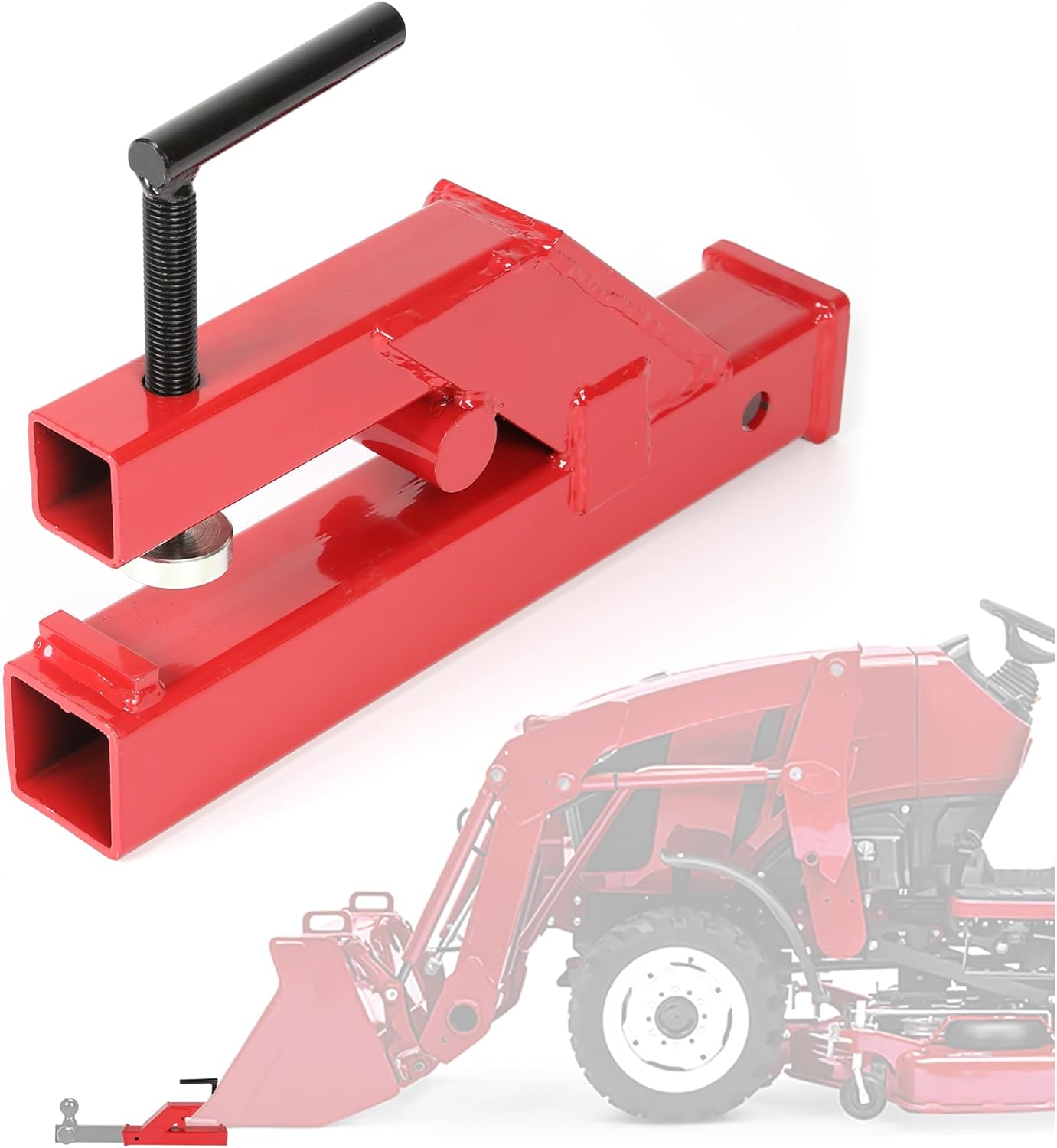 ECOTRIC Clamp On Trailer Hitch for 2in Ball Mount Receiver