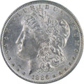 1886 Morgan Dollar AU About Uncirculated 90% Silver $1 US Coin