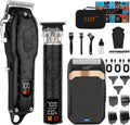 Professional Hair Clipper Set for Men - Complete Cordless Grooming Kit