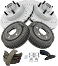 Premium G-Coated Semi-Metallic Brake Pad & Rotor Kit for Ford