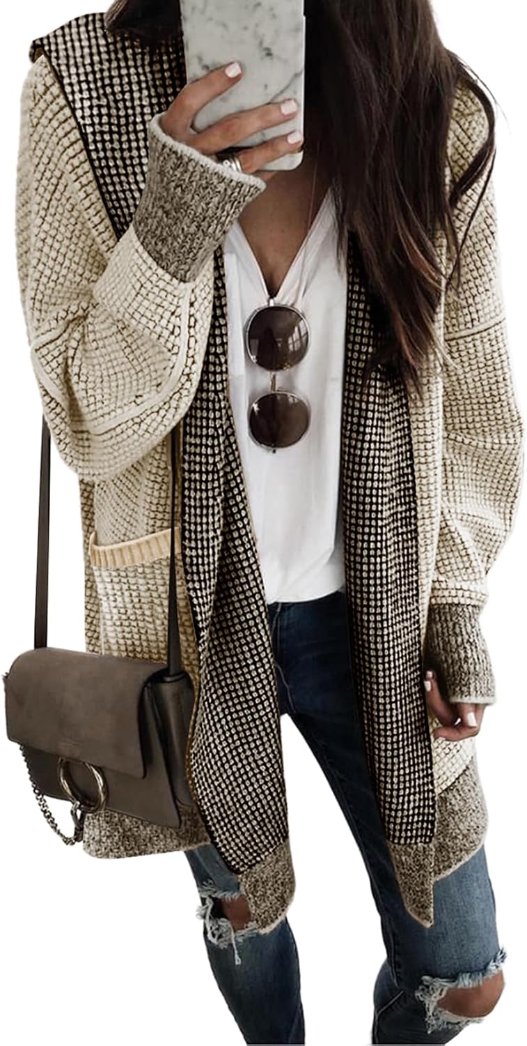 Oversized Hooded Cardigan Sweater for Women - Fall Fashion Essential