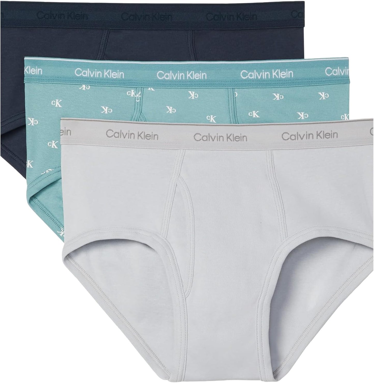 Calvin Klein Men's Cotton Classics 3-Pack Briefs for Comfort