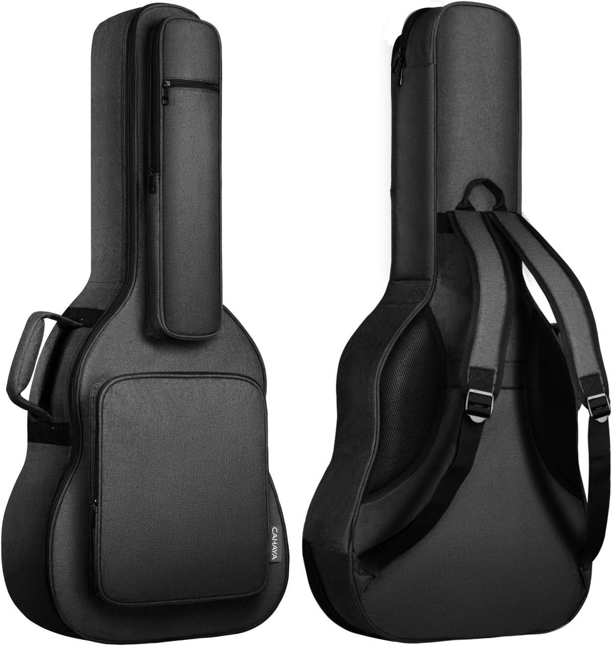 CAHAYA Acoustic Guitar Case Soft Padded Gig Bag with Pockets