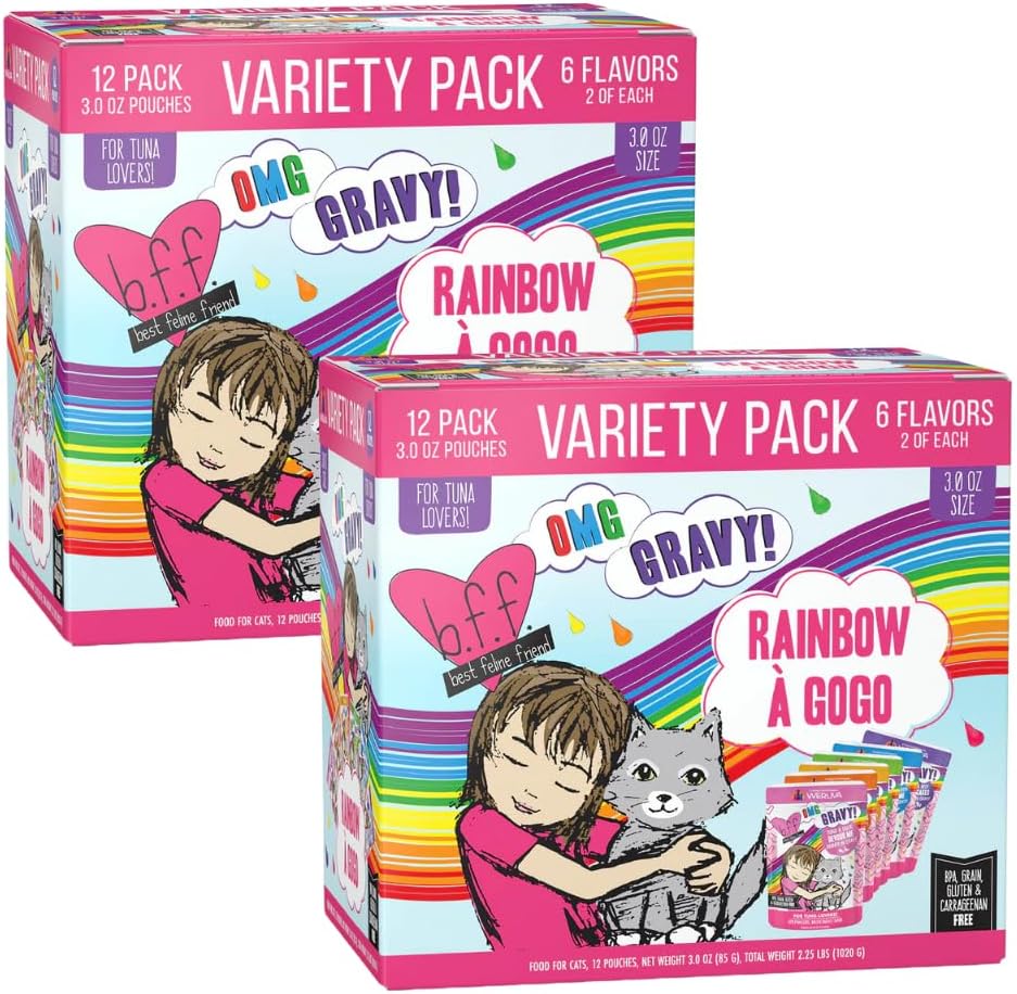 Weruva BFF OMG Rainbow A Gogo Variety Pack Cat Food Review