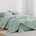 Twin XL Comforter Set Aqua - All Season 5-Piece Bedding Set