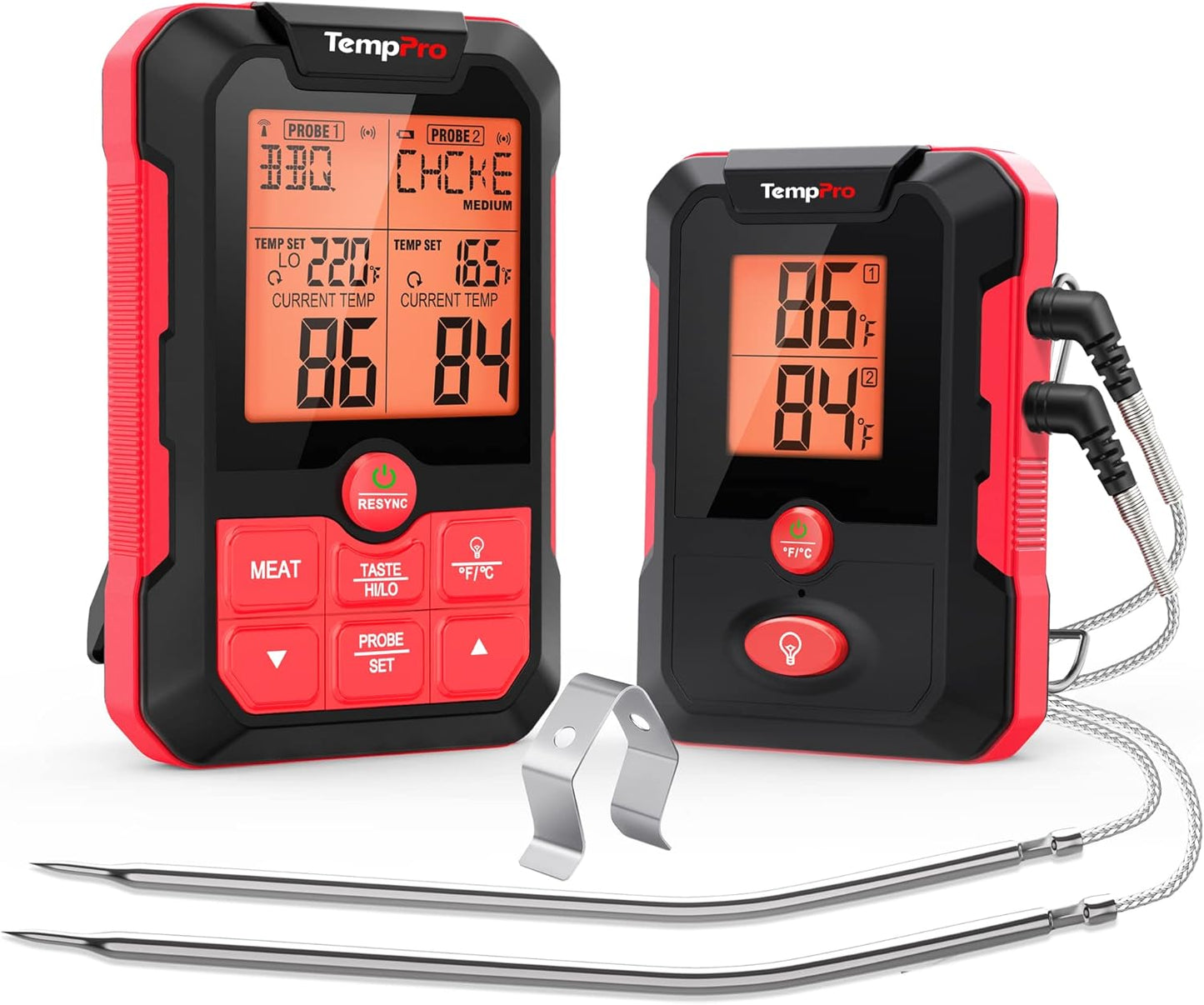 TempPro: Wireless Dual Probe Meat Thermometer