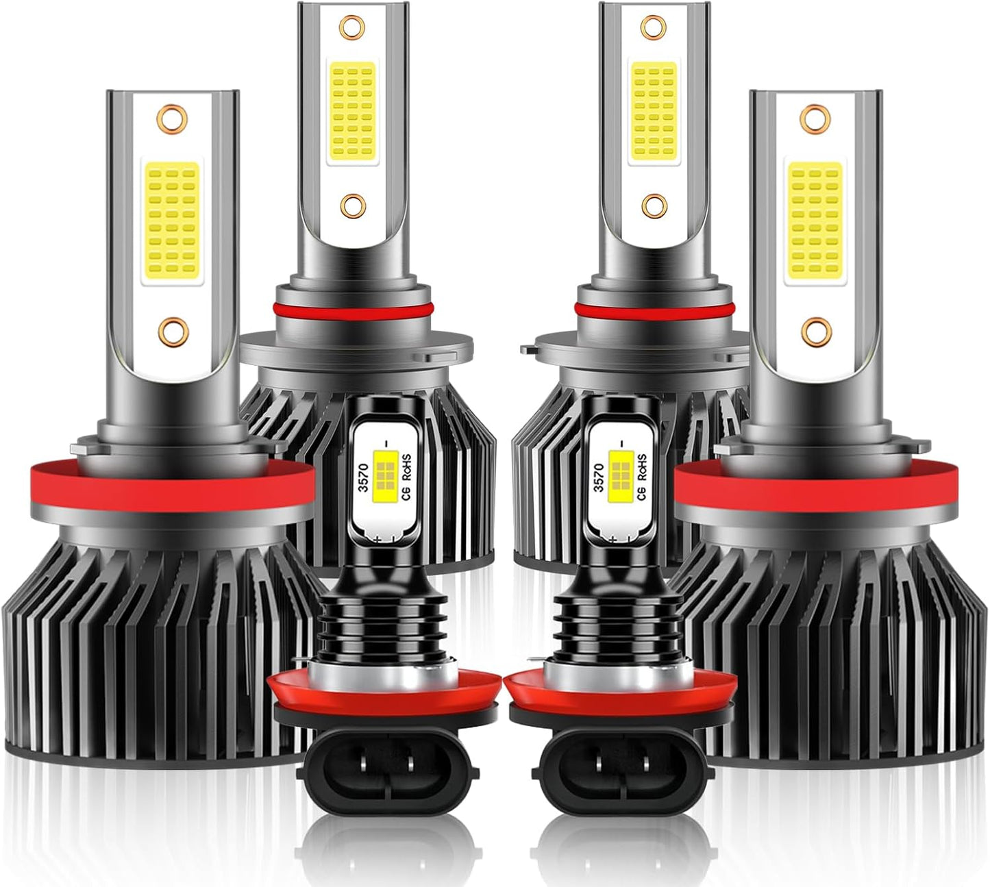 Compatible Toyota Camry Fog Light Bulb Pack of 6 for 2007-2014