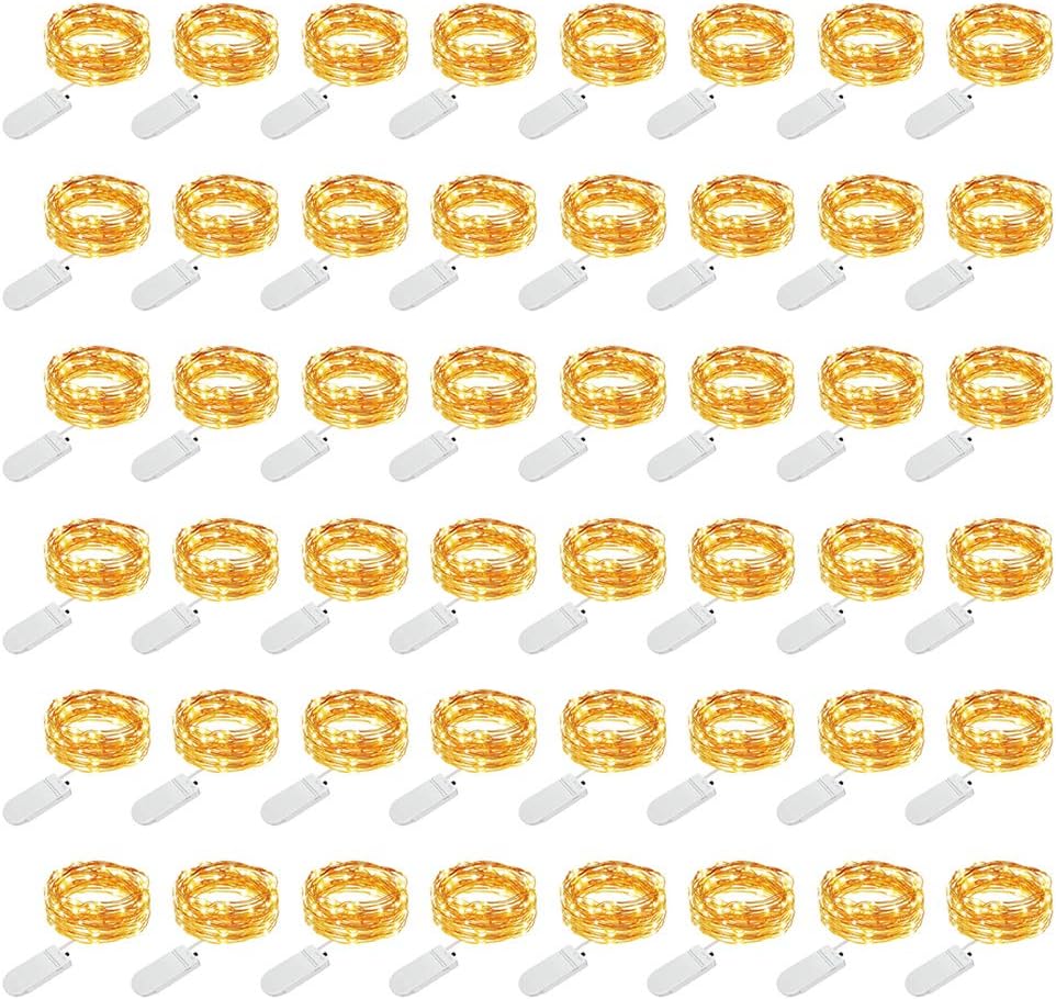 48 Pack 7.2ft Fairy Lights for DIY Wedding Party Crafts