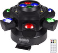 Moving Head DJ Lights 150W RGBW LED Moving Head Lights - 6-Arm Party