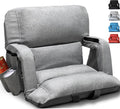Wide Stadium Seats with Back Support - Extra Thick 25in Bleacher Chair