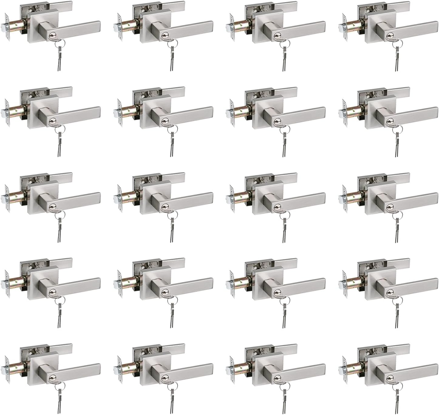 Keyed Entry Lever for Exterior Front Door Heavy Duty Lock