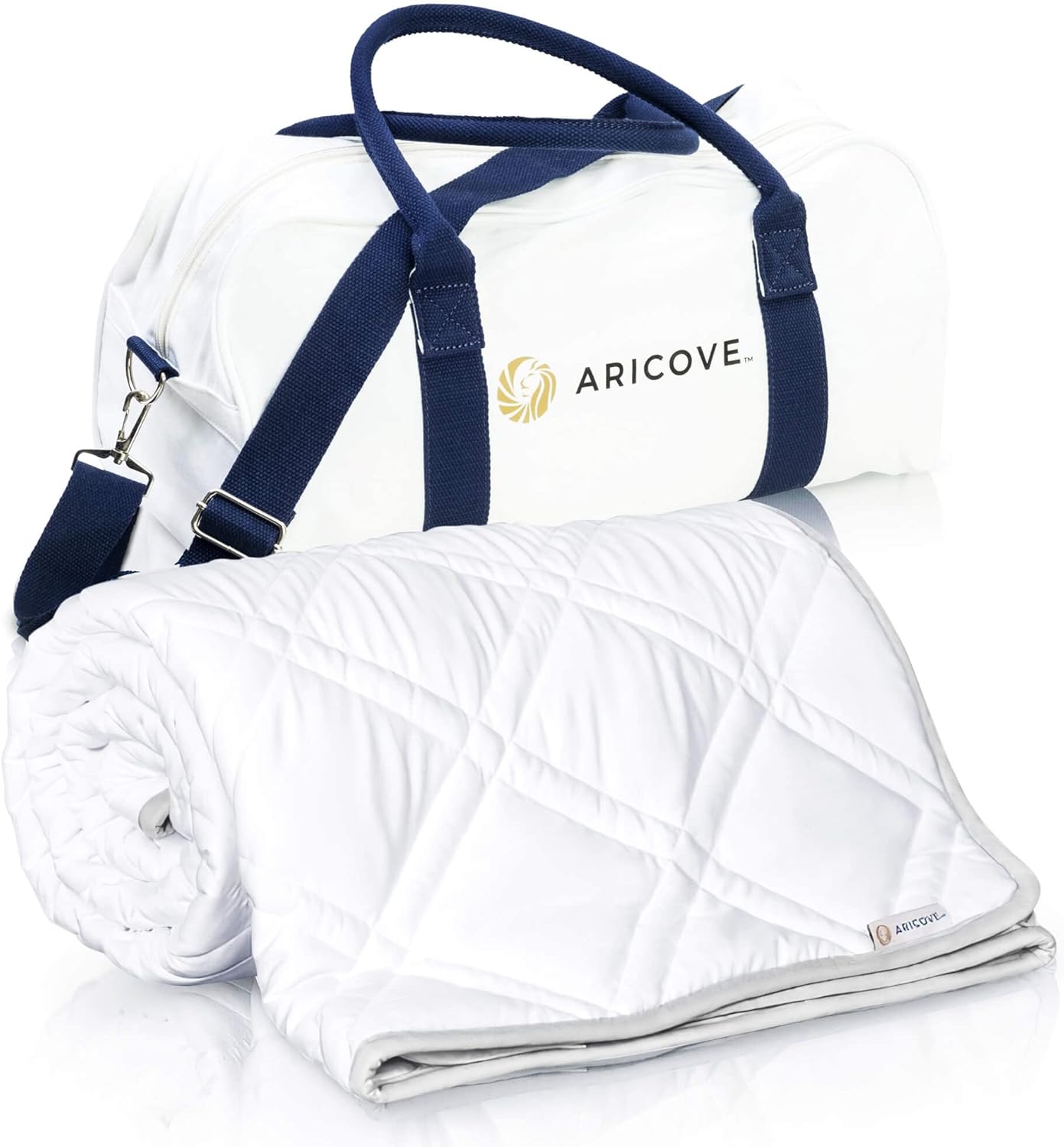 Cooling Weighted Blanket for Adults, 20 lbs, Twin Size Luxury