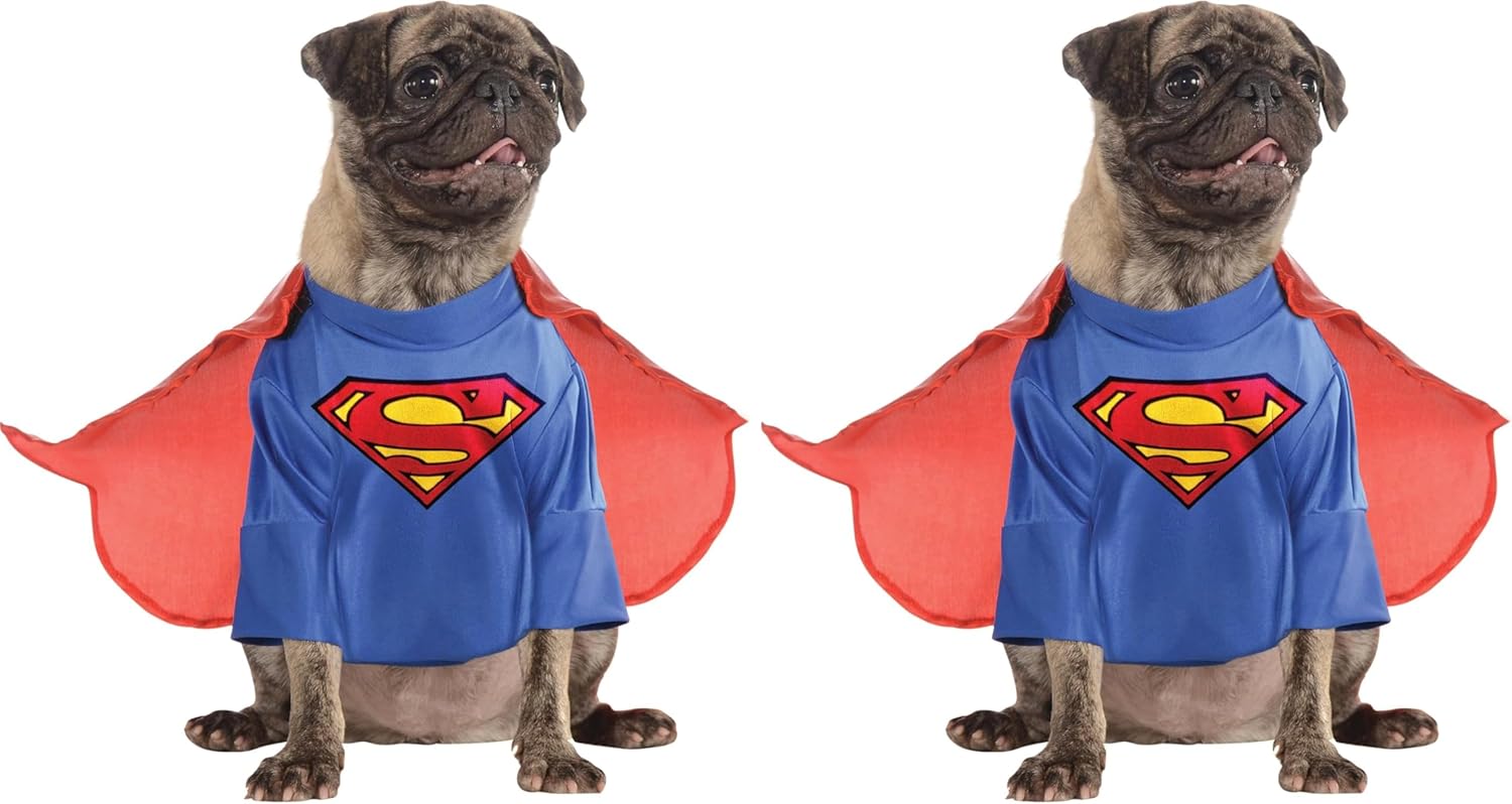 Rubie's Classic Superman Pet Costume with Arms for Dogs and Cats