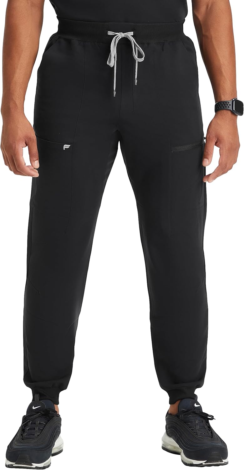 Fabletics Men's All-Shift 5-Pocket Scrub Jogger for Comfort
