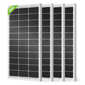 ECO-WORTHY 400W Solar Panels 4pcs 100W - Reliable DIY 12V/24V Kit