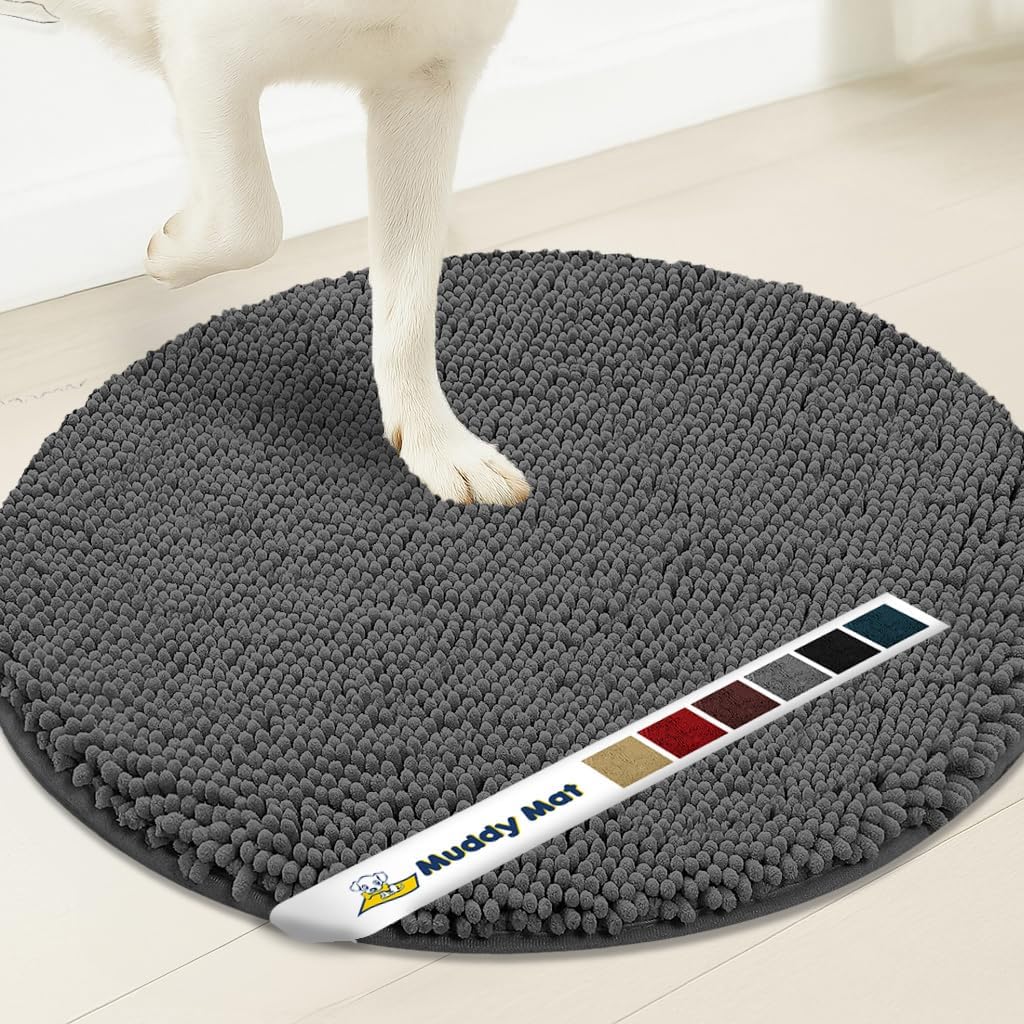 Muddy Mat Super Absorbent Microfiber Dog Door Mat for Paws