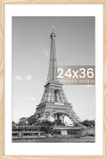 upsimples 24x36 Poster Frame - Displays 20x30 with Mat or 24x36