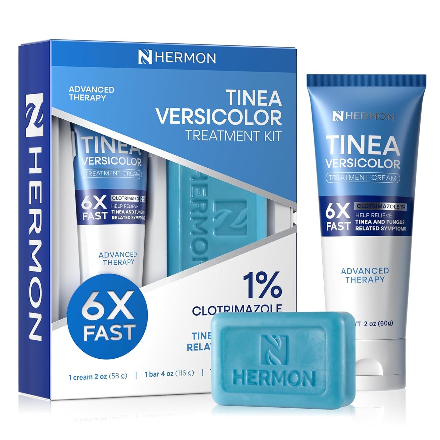 Tinea Versicolor Treatment Cream & Soap for Skin Health