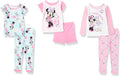 Disney unisex-child 6-piece Snug-fit Cotton Pajama Set - Soft, Cute