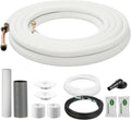 DELLA 25 ft Mini Split Line Set - Durable Insulated Copper Lines