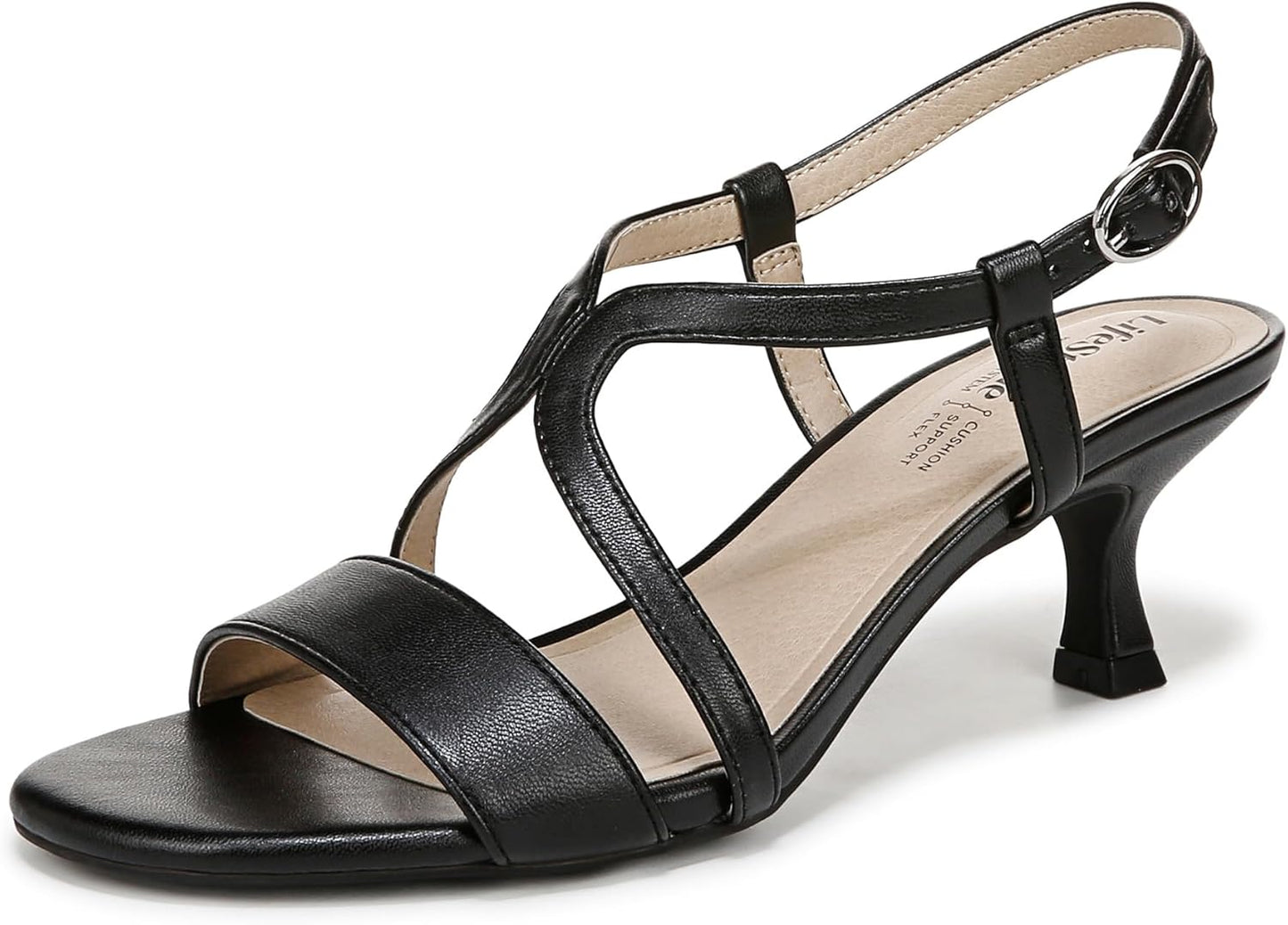 LifeStride Womens Nolita Strappy Slingback Heeled Sandal Review