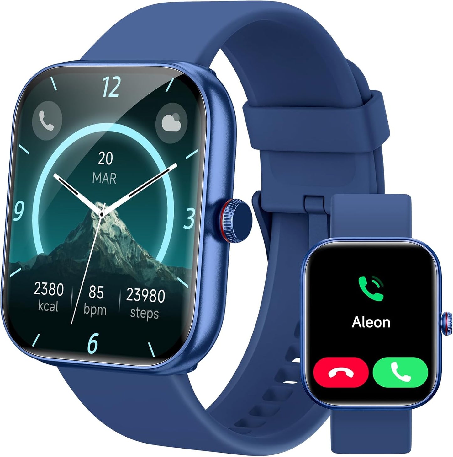 Smart Watch for Women Men with Built-in Alexa and Fitness Tracker