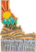 Idaho State Shaped Cutting Board and Charcuterie Platter - Artwork