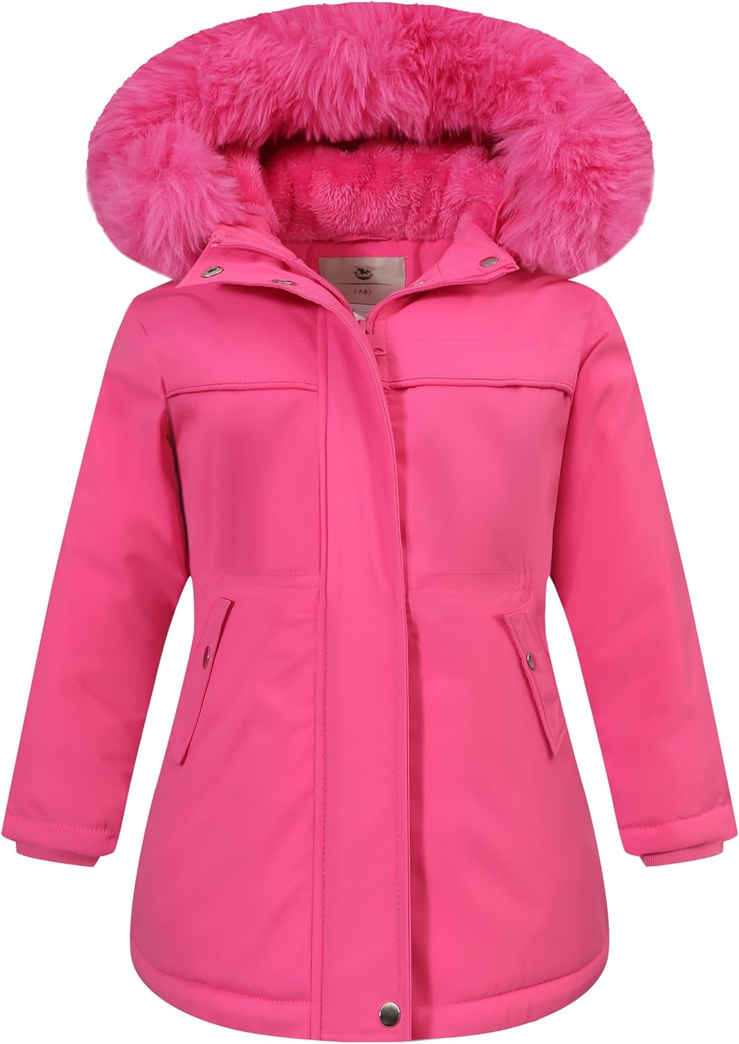 Girls Waterproof Winter Jacket for School & Outdoor Play