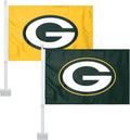 foco NFL 2 Pack Solid Car Flag - Bold Team Logo Display Sports