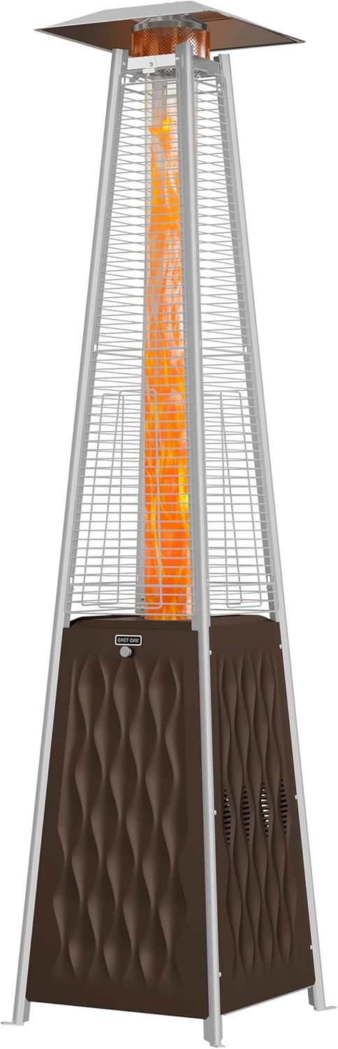 EAST OAK 48,000 BTU Pyramid Patio Heater
