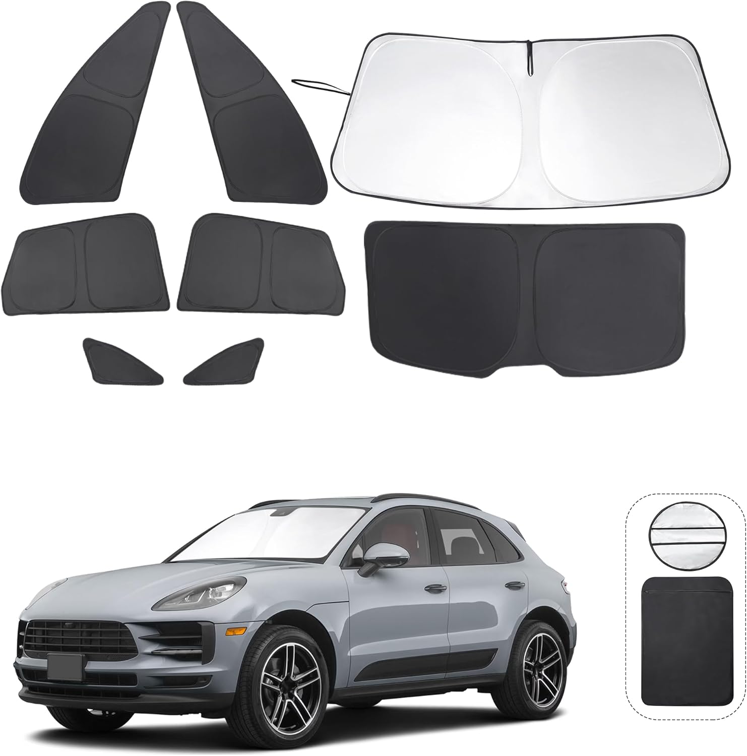 Custom Fit Window Shades for Porsche Macan 2014-2024 Models