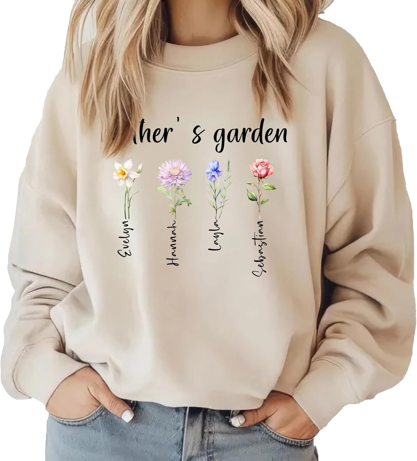 Personalized Mama Sweatshirt for Mother's Day