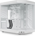 HYTE Y70 Snow White Mid-Tower ATX Case - Dual Chamber Design