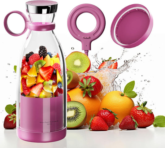 OTPEIR Purple Portable Blender: Turbo Blend for On-The-Go Power!