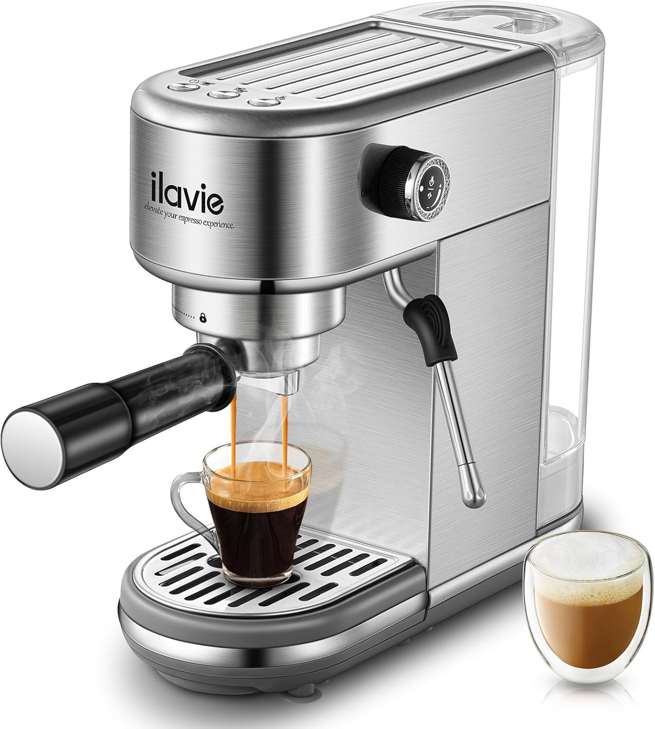 ILAVIE 20 Bar Espresso Machine - Home Brewing Mastery