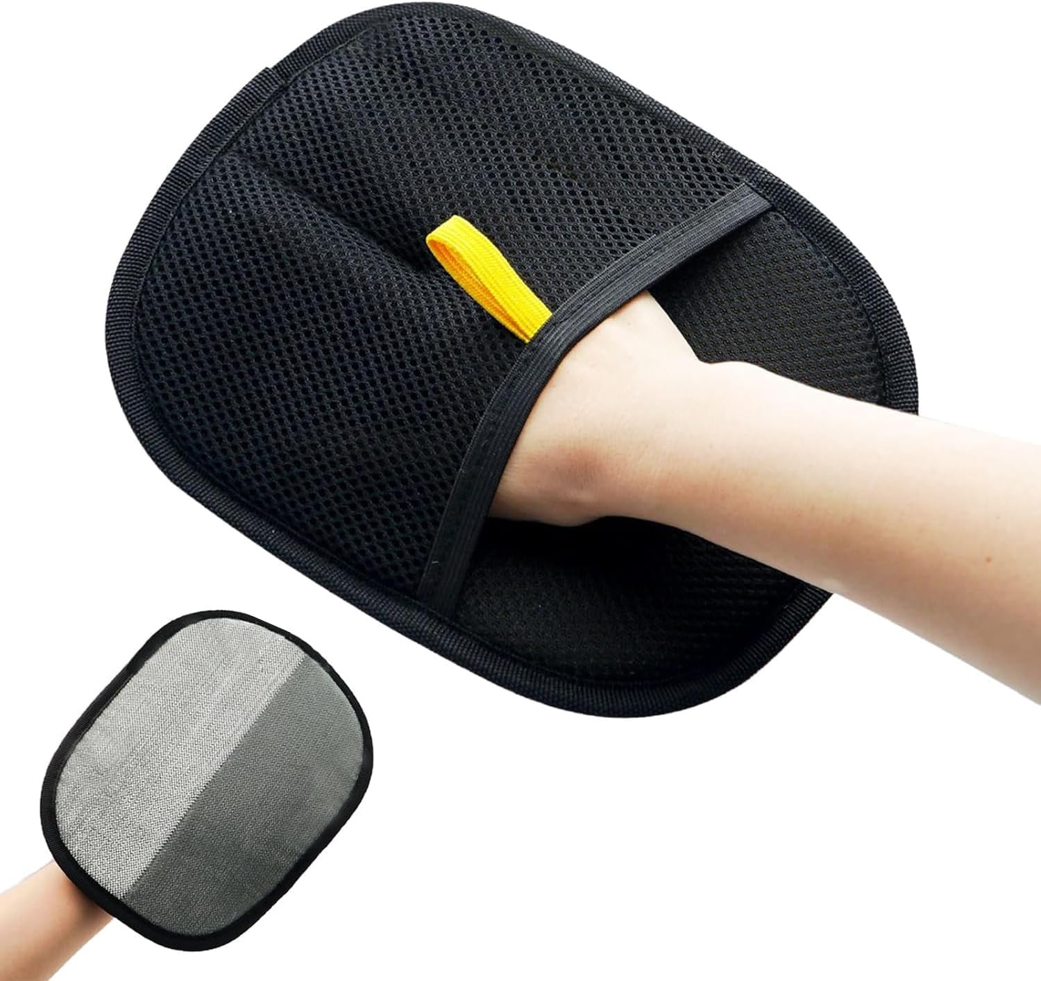 2-in-1 Pet Grooming Glove: Deshed & Bathe Fur Ease