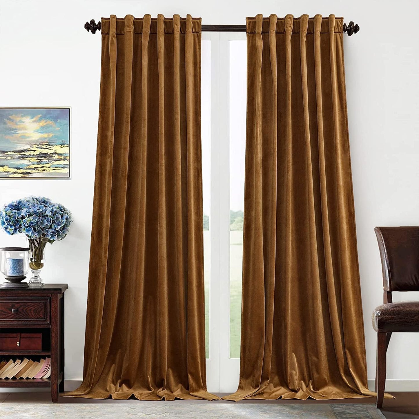 Luxury Thermal Velvet Curtains by Benedeco