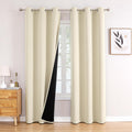 100% Blackout Curtains 84 in Long for Bedroom - Full Light Block